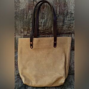 KMM & Co. Tan Leather Tote Bag.